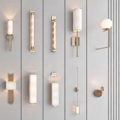 现代简约轻奢壁灯组合