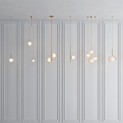 现代简约轻奢床头小吊灯