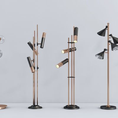 现代简约轻奢落地灯组合