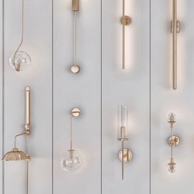 现代简约轻奢壁灯组合