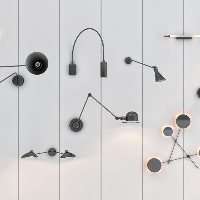 现代轻奢简约壁灯组合