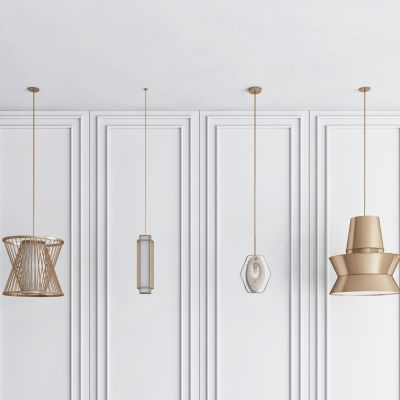 现代新中式简约壁灯组合