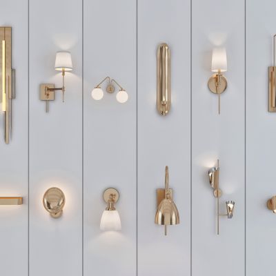 现代简约轻奢壁灯组合