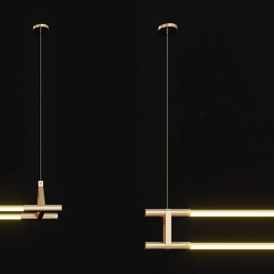 现代轻奢简约吊灯组合