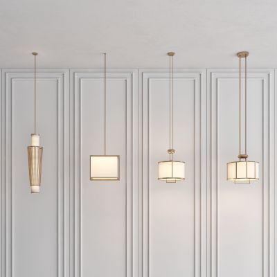 现代新中式简约壁灯组合