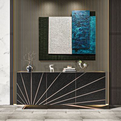 现代轻奢端景条案