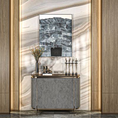 简欧轻奢端景条案