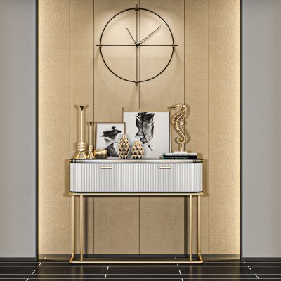 现代轻奢端景条案