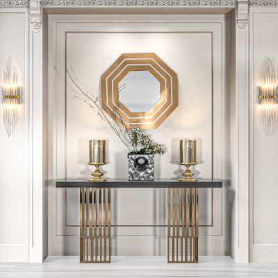 简欧轻奢端景条案