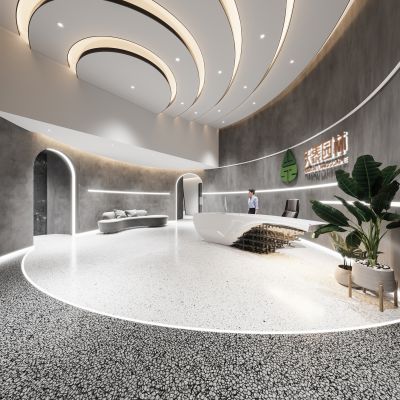 现代前台接待台