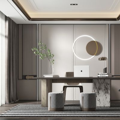 现代简约风格书房