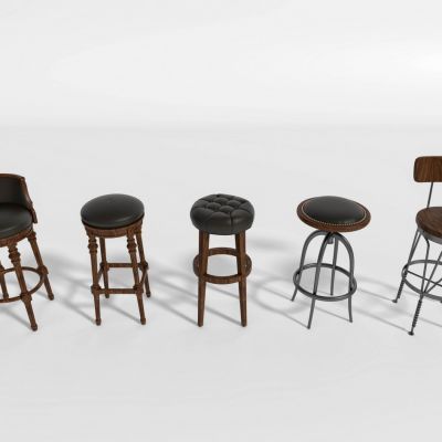 美式轻奢吧椅组合