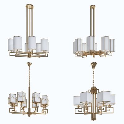 新中式吊灯组合