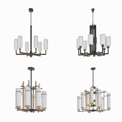 新中式吊灯组合