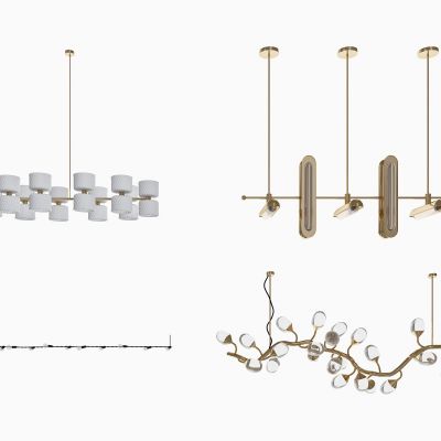 新中式吊灯组合