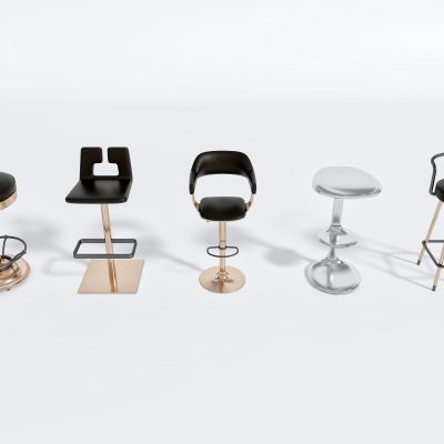 现代简约轻奢吧椅组合