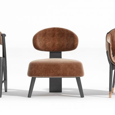 现代简约轻奢单人沙发组合