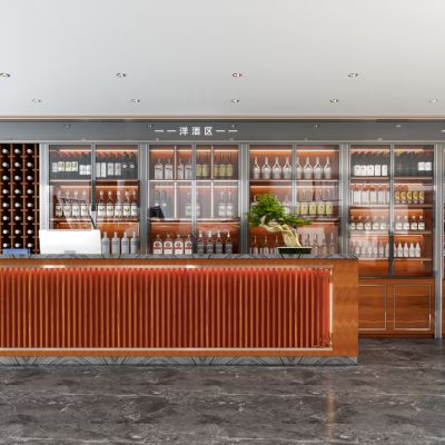 新中式烟柜 烟酒柜 烟酒专卖店 白酒