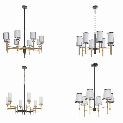 新中式吊灯组合