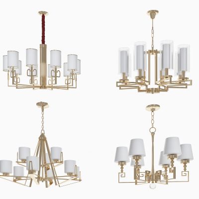 新中式吊灯组合