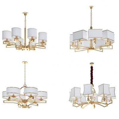 新中式吊灯组合