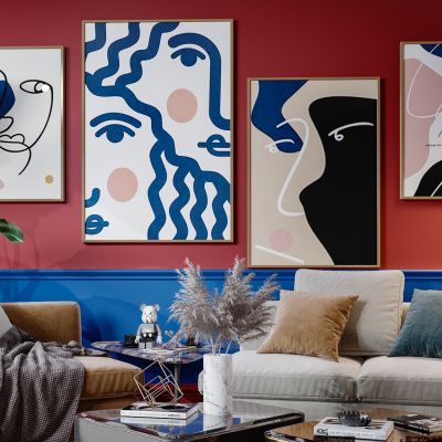 北欧现代简约轻奢风格客厅