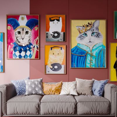 北欧现代简约轻奢风格客厅