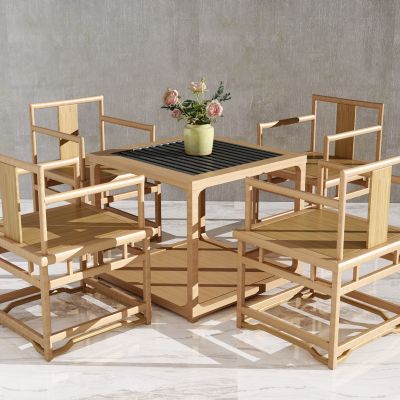 新中式休闲茶桌椅