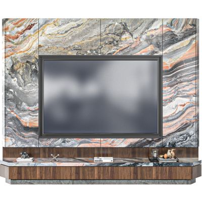 现代电视背景墙