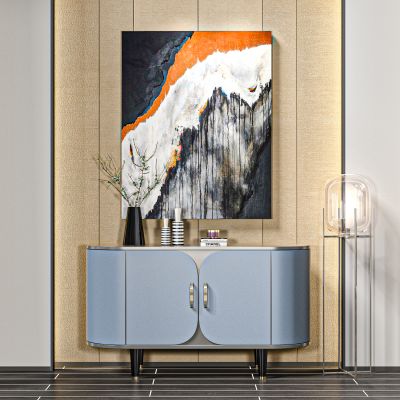 现代轻奢端景条案