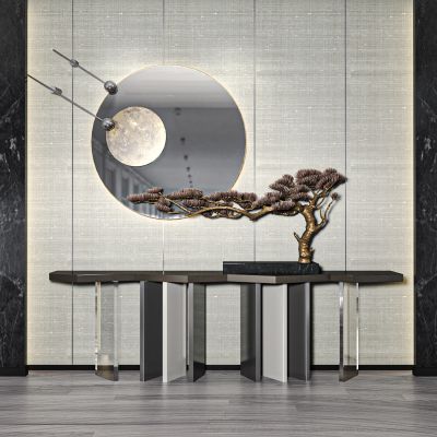 新中式玄关案几端景条案