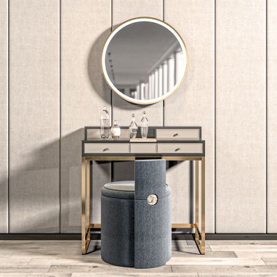 现代轻奢梳妆台