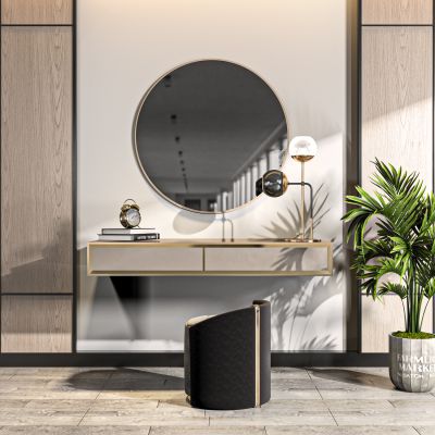 现代梳妆台组合
