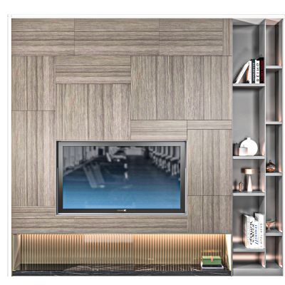现代电视背景墙