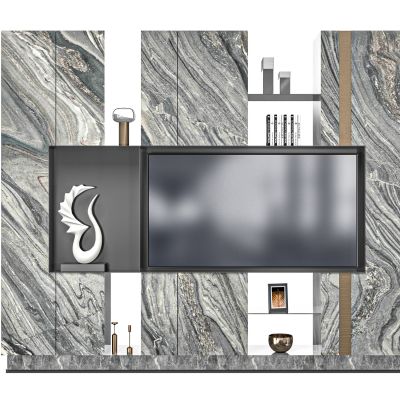现代电视背景墙