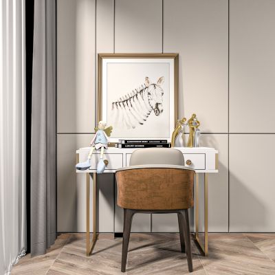 现代轻奢梳妆台