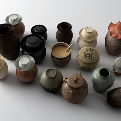 中式酸菜坛 酒坛 陶罐