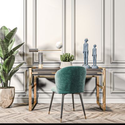 现代轻奢梳妆台