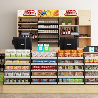 现代超市收银台货柜