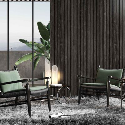 意大利 米洛提 Minotti 单人沙发茶几组合