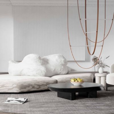 现代沙发茶几组合