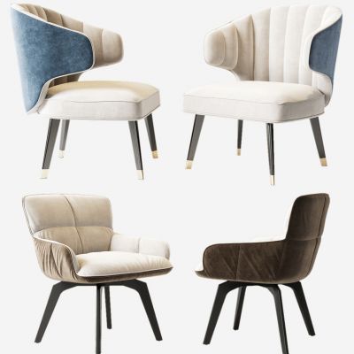 现代单椅组合