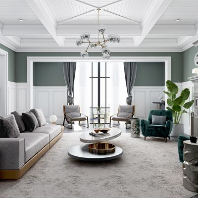 现代轻奢客厅