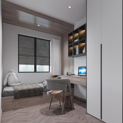 北欧榻榻米卧室