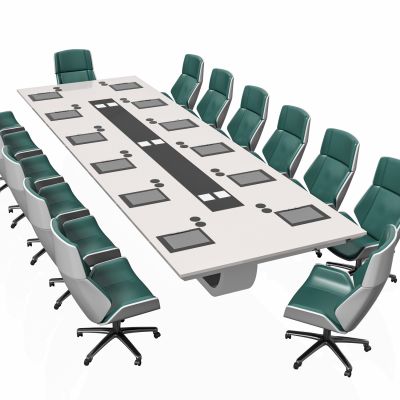 现代会议桌椅组合