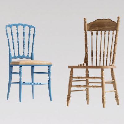 美式餐椅  单椅