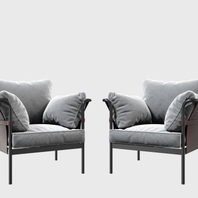 现代单椅休闲椅