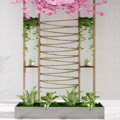 现代盆栽装饰架