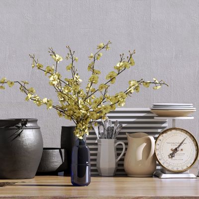 新中式陶罐饰品摆件