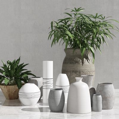 新中式陶罐饰品摆件